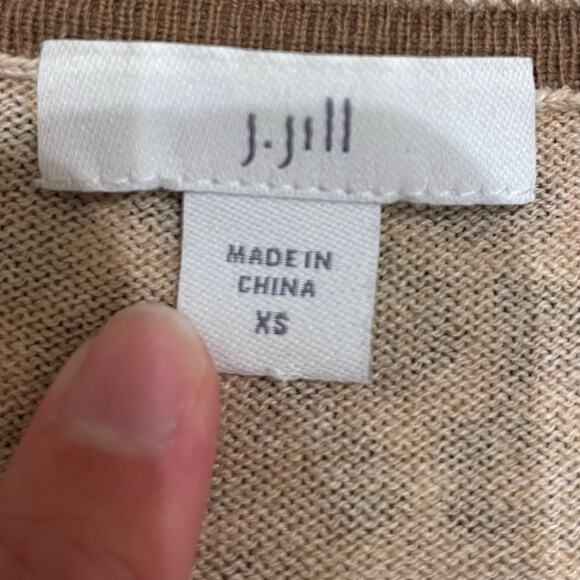 J. JILL Leopard Print Long Sleeve Lightweight Long sleeve Women's Size XS Casual - Picture 8 of 10